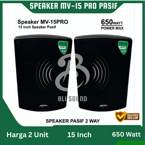SPEAKER PASIF 2 WAY MPV 15 INCH 650 WATT 15 IN HARGA 2 UNIT, MODEL YAMAHA