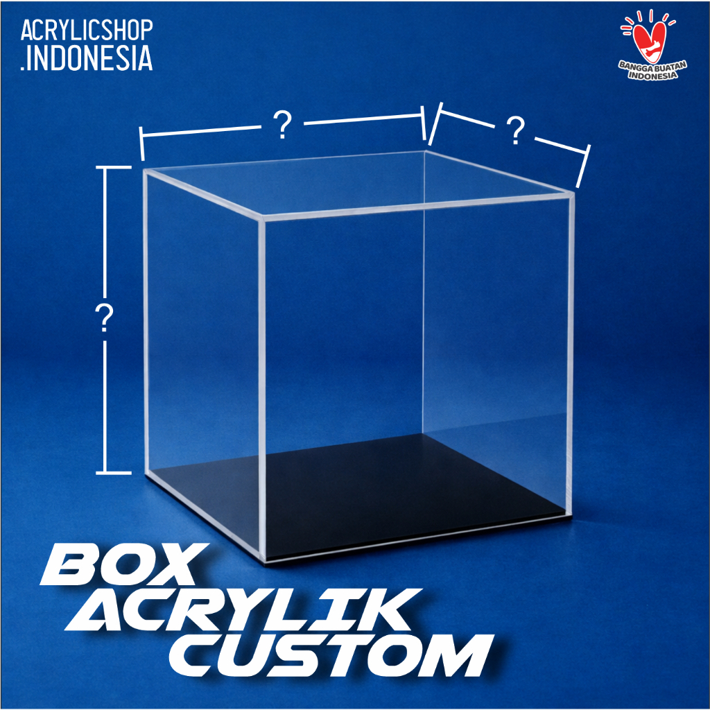 Acrylic Box Custom | Display Box Mainan Custom | Custom Akrilik Pajangan