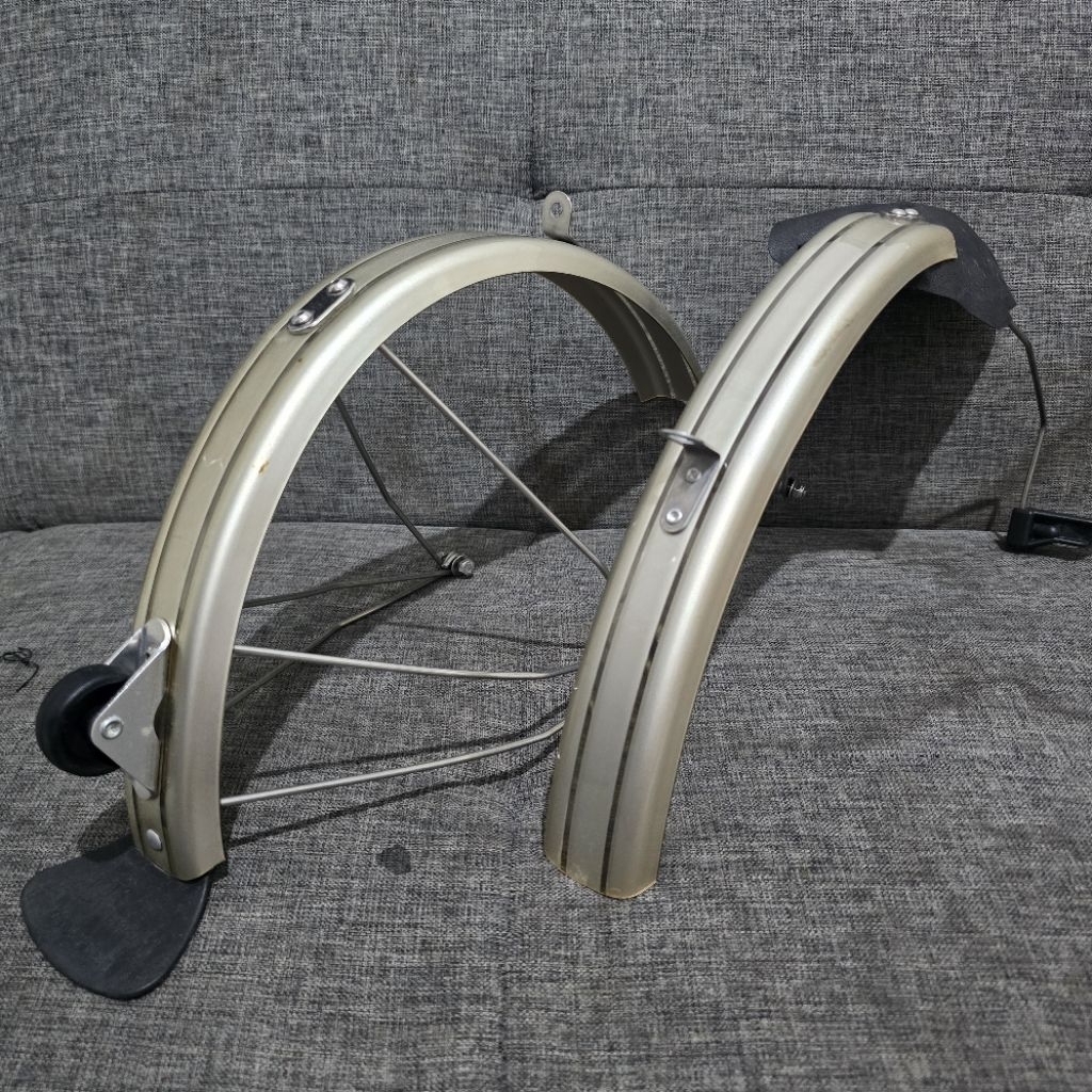 fender spakbor depan belakang brompton original, copotan sepeda brompton ori