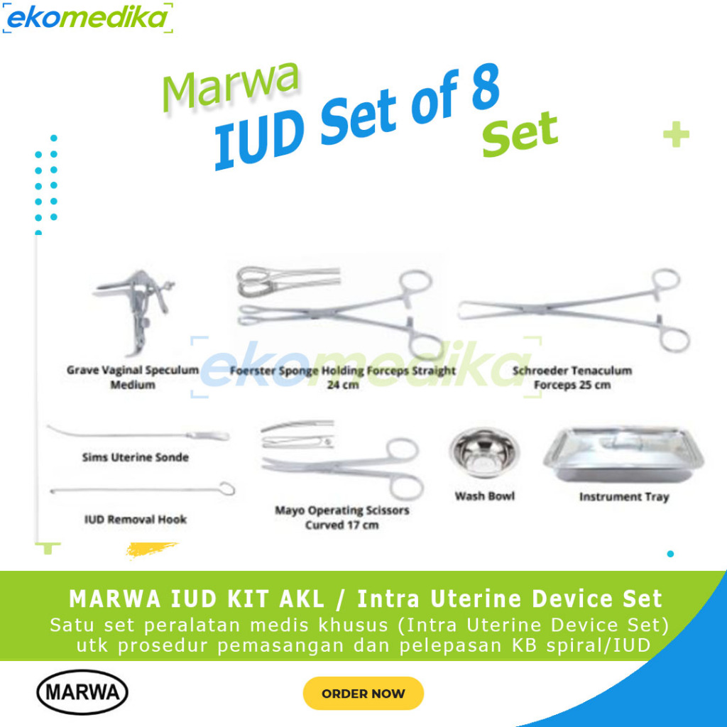 MARWA IUD KIT AKL / Peralatan KB / Intra Uterine Device Set