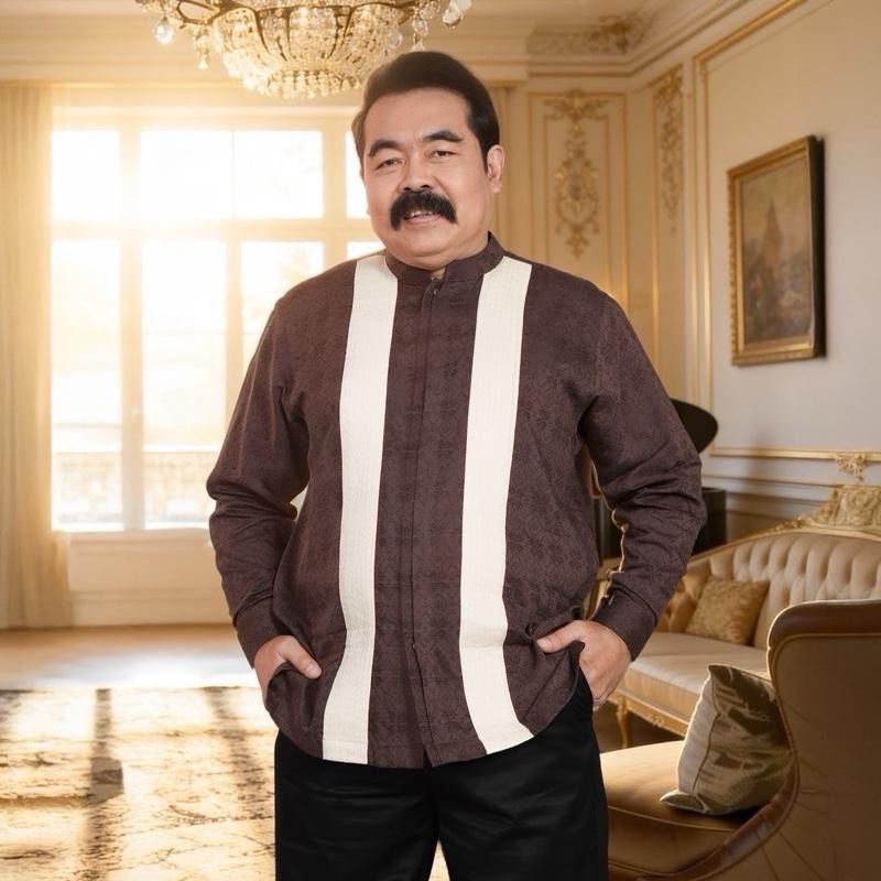 Mandjha Austin Baju Koko/Atasan Muslim Pria Koleksi Lebaran By Ivan Gunawan