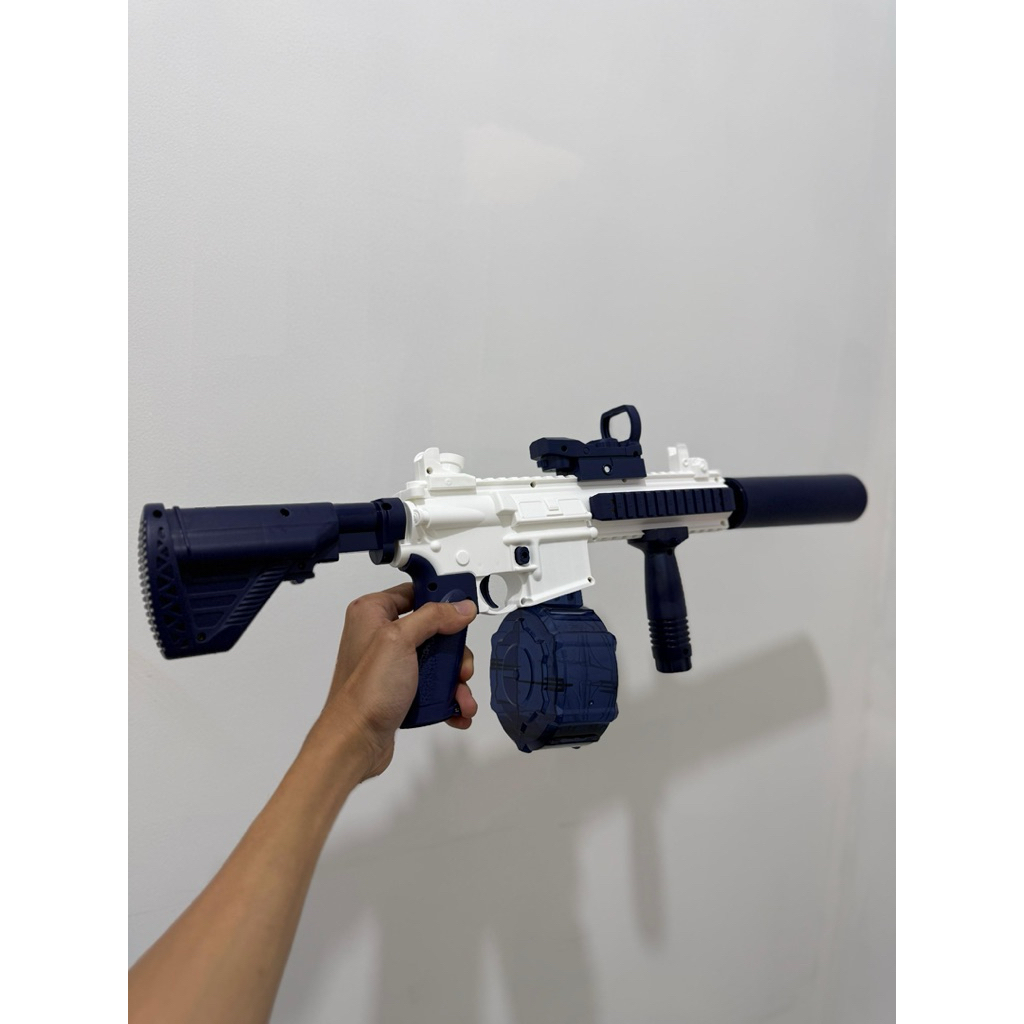 mainan anak senjata air water gun M416 HIGH BEAM