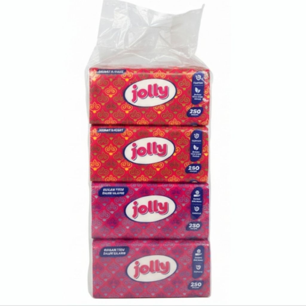 Jolly Tisu facial tissue 4 x 250 sheets