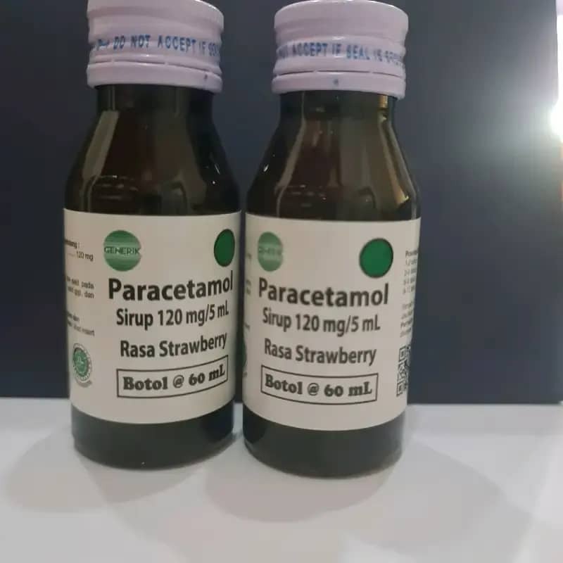 Paracetamol Sirup 60ml Mersi Halal BPOM