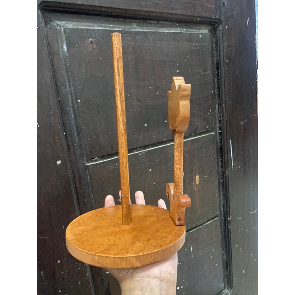 Tampat tisu roll / tempat tisu dapur / tempat tisu kayu / bongkar pasang sendiri