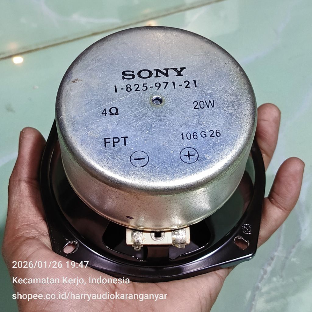 Speaker Subwoofer SONY 4,5 inch – Ori Lepasan Mulus Normal Siap Pakai