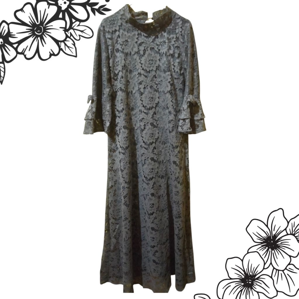 PRELOVED GAMIS BROKAT ABU-ABU