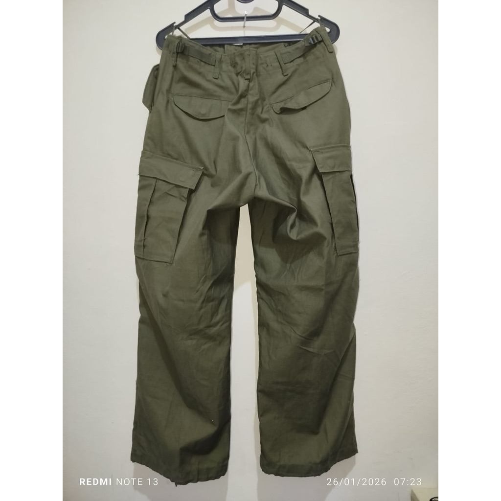 Celana Trouser M65 warna Hijau Army