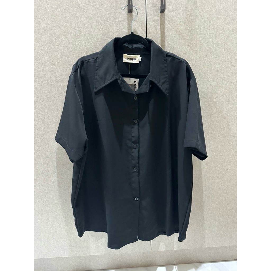 PRELOVED ECINOS HOME SHIRT BLACK UK L (NEW)