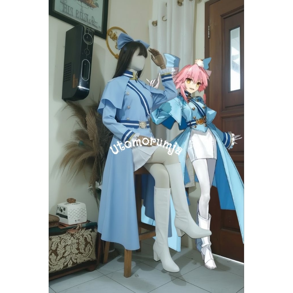 utomorumja kostum tsama cosplay Tamamo No Mae