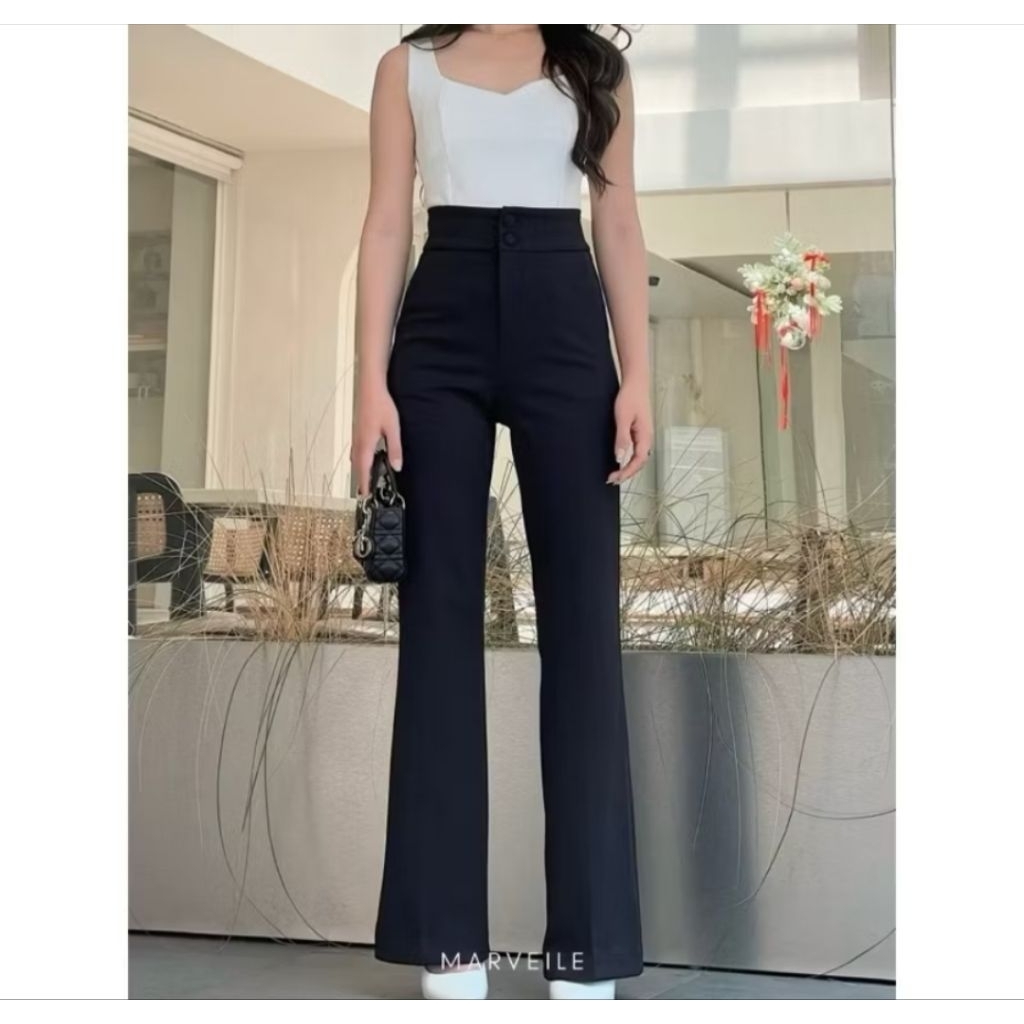 PRELOVED MARVEILE PANTS BLACK