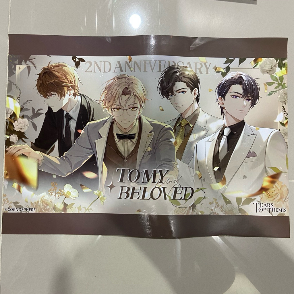 Tears of Themis 2nd Anniversary Poster Hoyofest Honkai Genshin Merchandise Merch