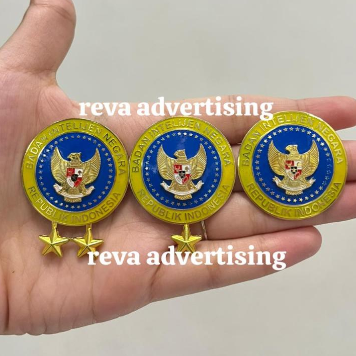 PIN DADA BIN BIRU TERBARU MAGNET |  badan intelijen negara republik indonesia