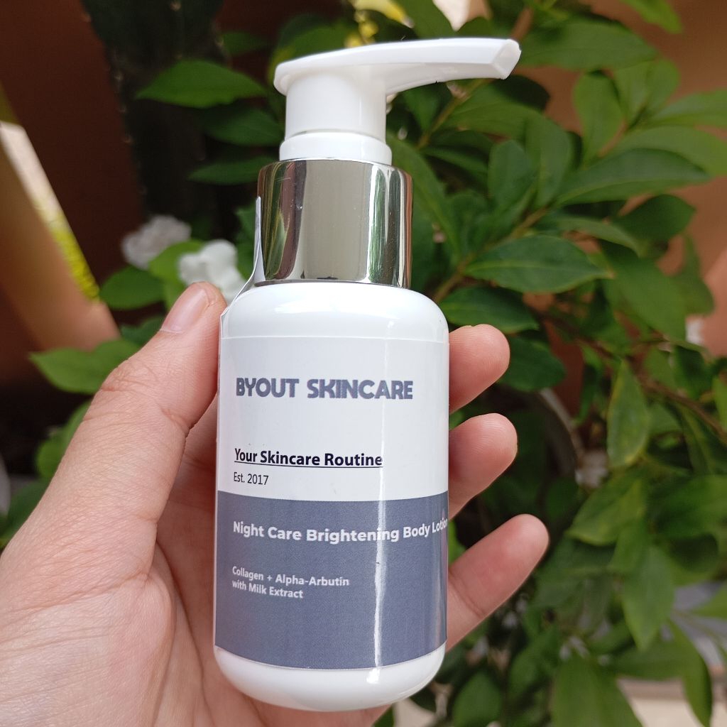 NIGHT CARE BRIGHTENING BODY LOTION BYOUT BY NISA SKINCARE BYOUTBYNISA ORIGINAL BPOM AMAN BUMIL BUSUI
