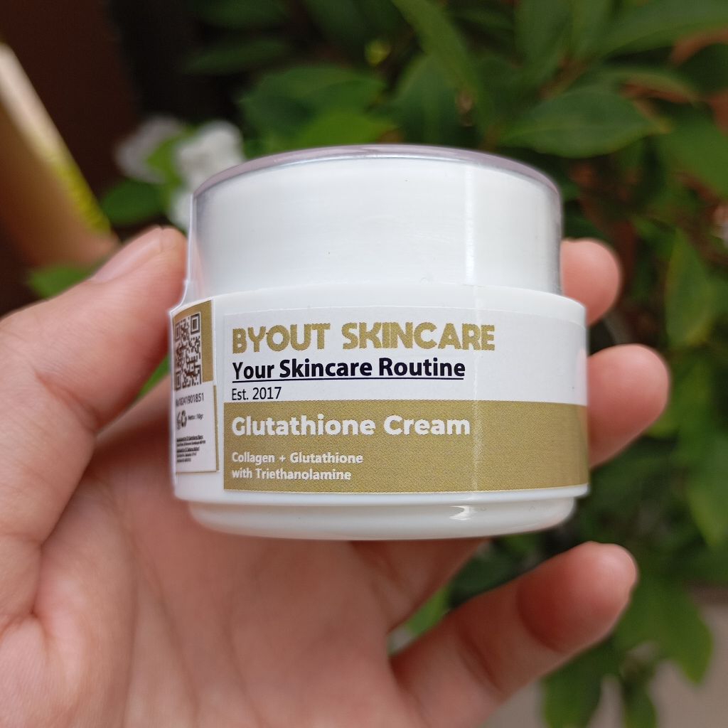 Glutathione Cream byout by nisa krim malam detox byoutbynisa original skincare byouty BPOM aman bumi