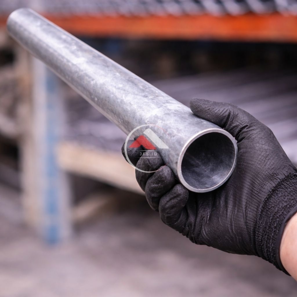 Pipa Besi 1,5 Inci Galvanis ketebalan 1mm| Pipa Besi anti karat Serbaguna