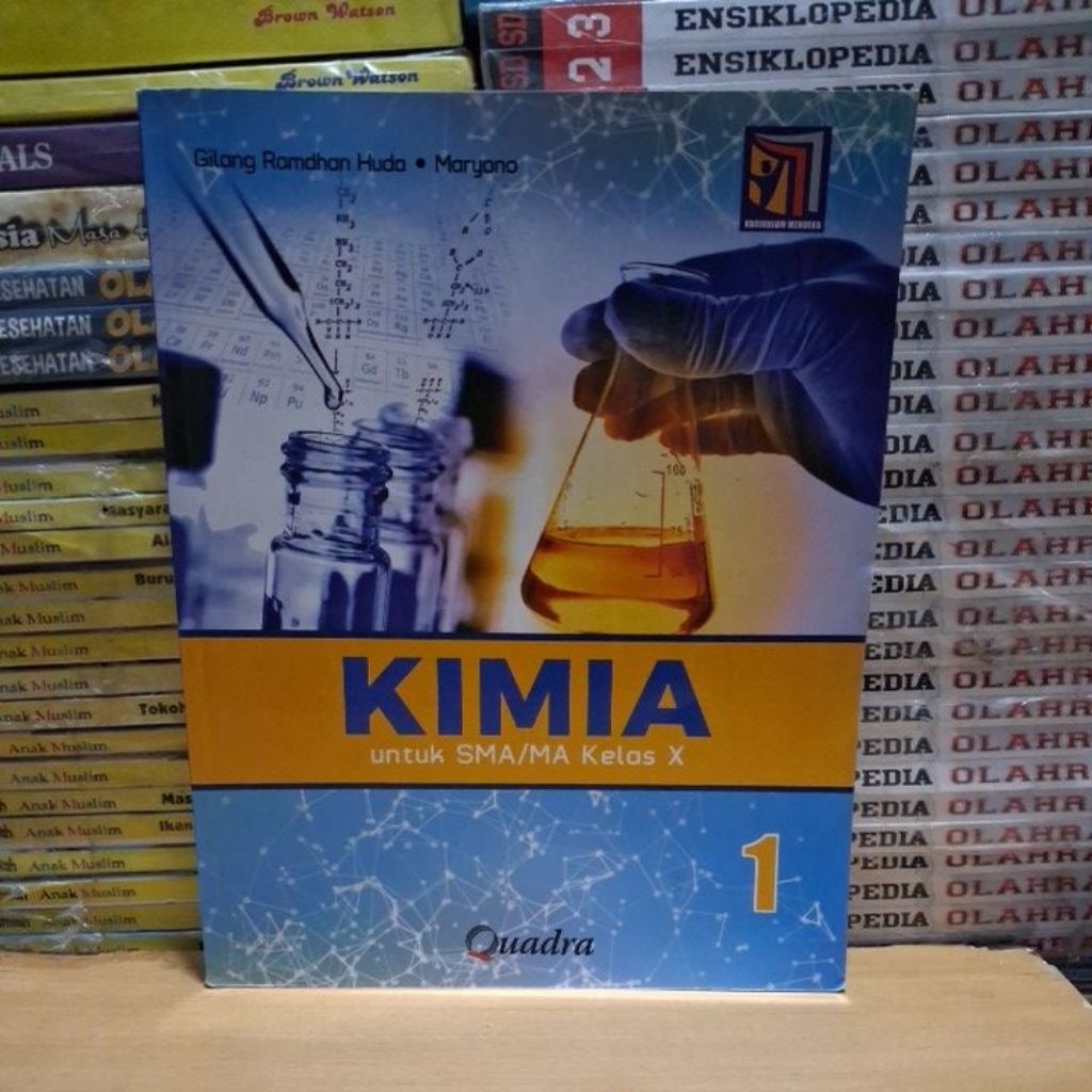 Buku Original KIMIA SMA MA Kelas 10 Kurikulum Merdeka Quadra