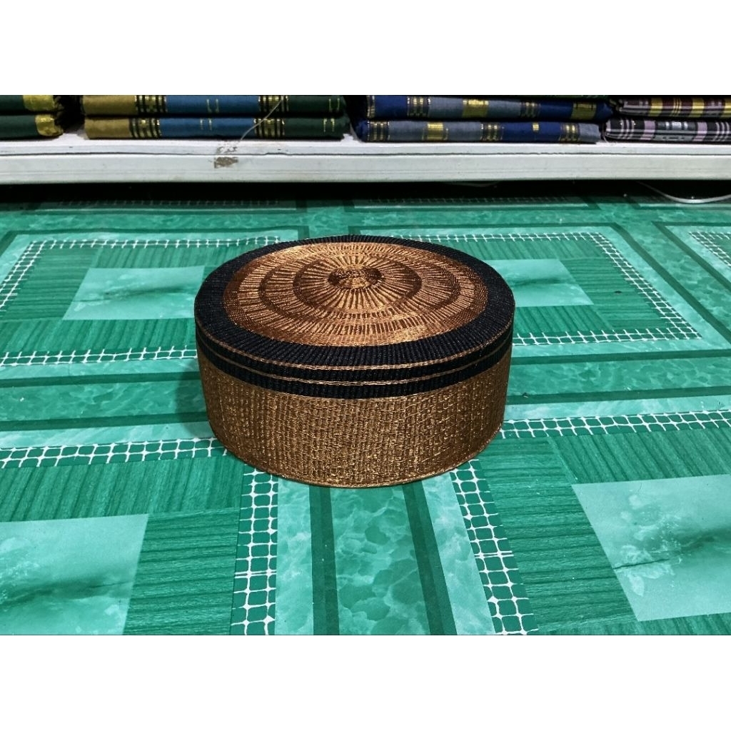Topi Bone / Songkok Recca / Songkok Pamiring Tembaga Hitam