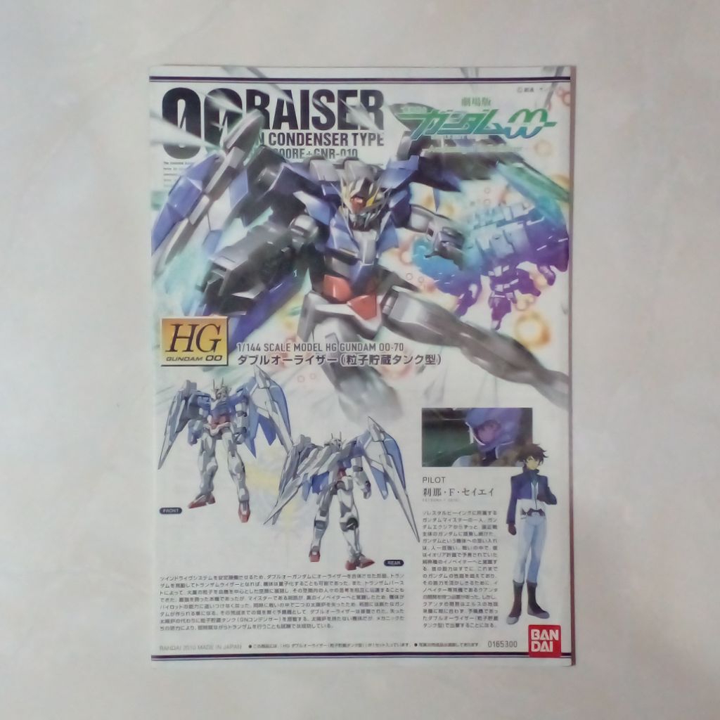 [Manual] HG 1/44 Bandai 00 Raiser [Condenser Type] (Gundam 00)