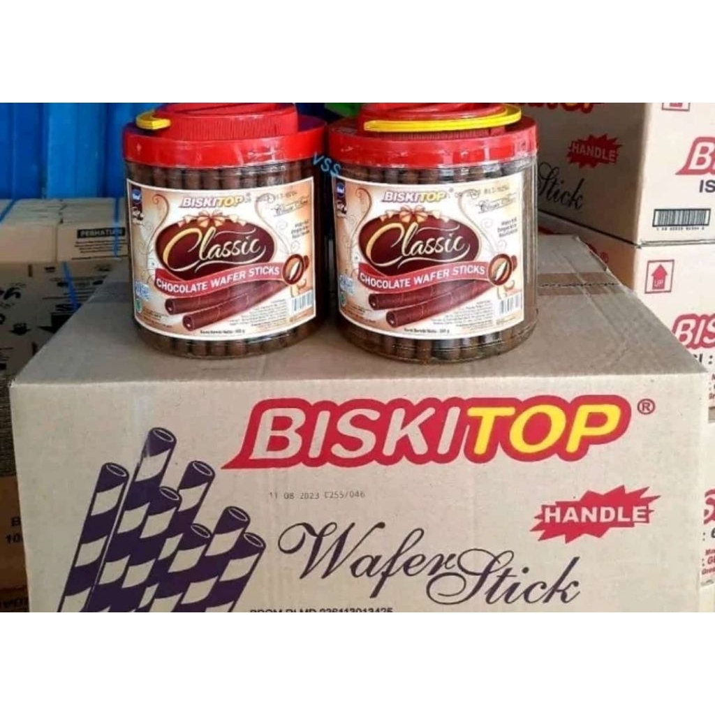 Biskitop Waffer Stick Classic Biskitop Classic Murah Astor 500gr