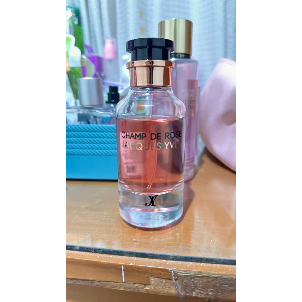 FRAGNANCE WORLD CHAMP DE ROSE JACQUES YVES 100ml (PRELOVED)
