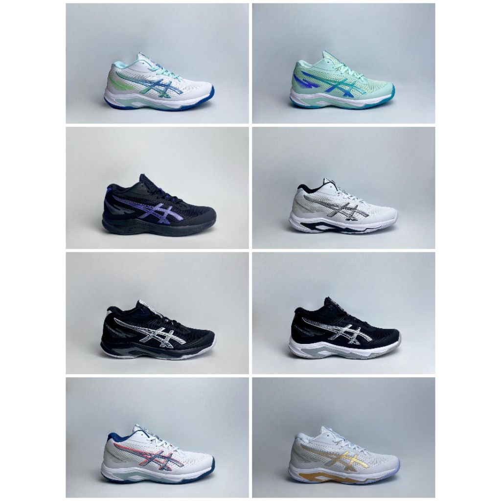 Asics Netburner FF 4 MID Sepatu murah voli super premium cowok cewek bonus kaos kaki sepatu volleyba