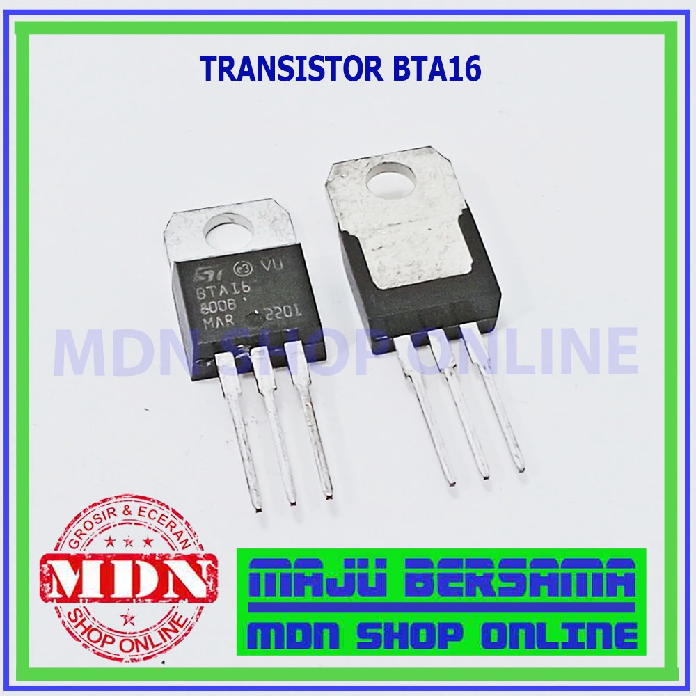 Transistor BTA16 800B Triac Kontrol Pengatur Dimmer