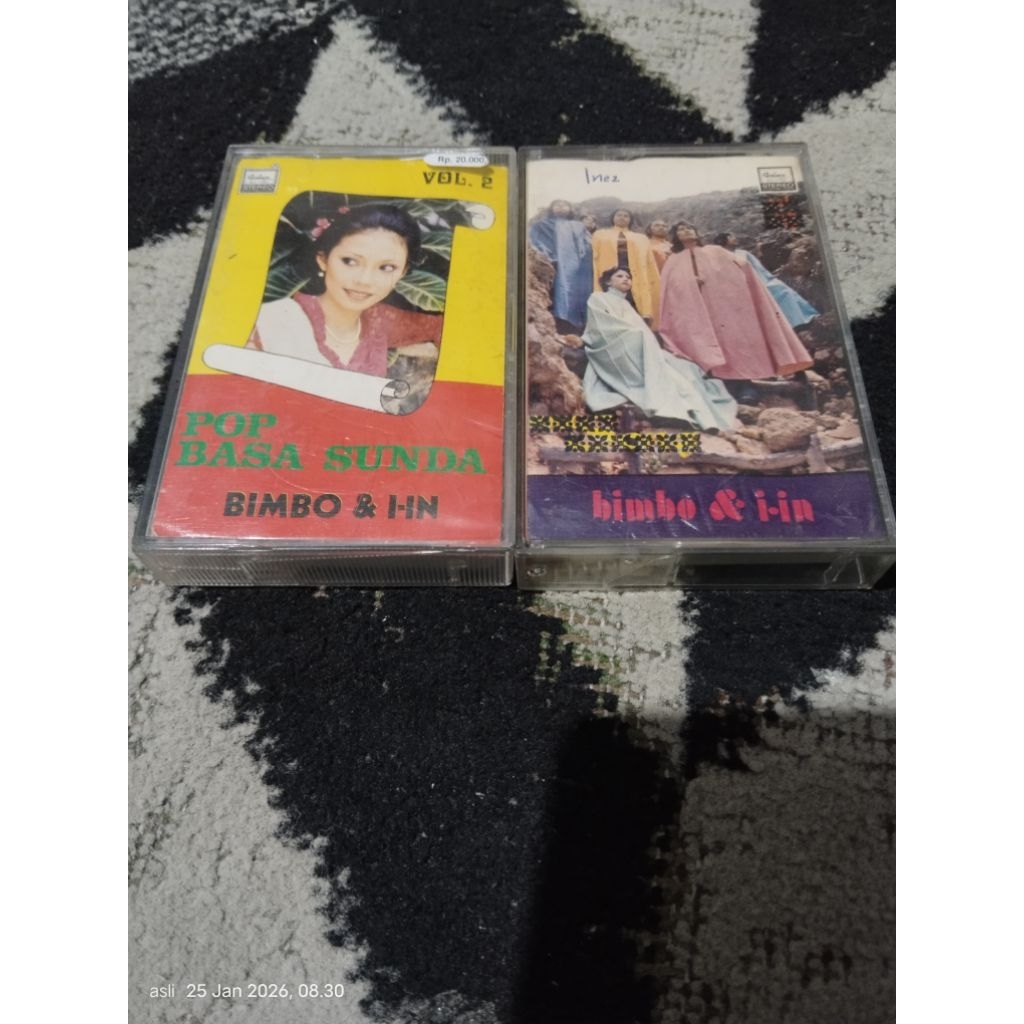 kaset pita bimbo & iin - one dee group - sir koes group - pop sunda