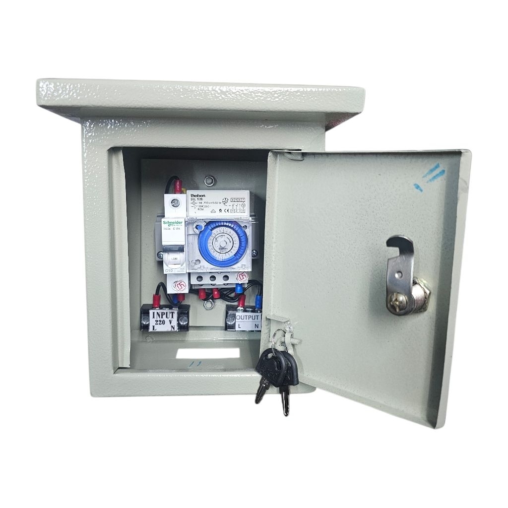 panel timer lampu outdor topi timer theben sul181h
