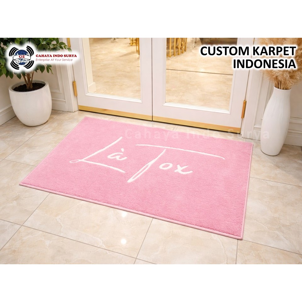KESET KARPET PINK SIMPLE ELEGAN CUSTOM | PREMIUM DAN AESTHETIC | KARPET CIS PO 14 HARI