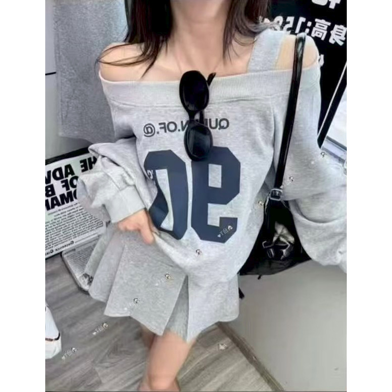 Ndudshop – Fleece skort set (Kode: 5326) – Setelan Wanita – Setelan Skort Wanita – Setelan Katun Fle