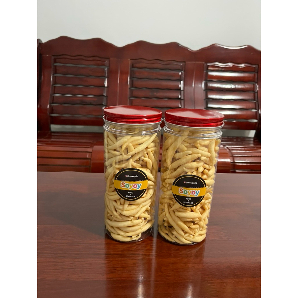 Telor Gabus Keju Cheddar Toples 1300ml