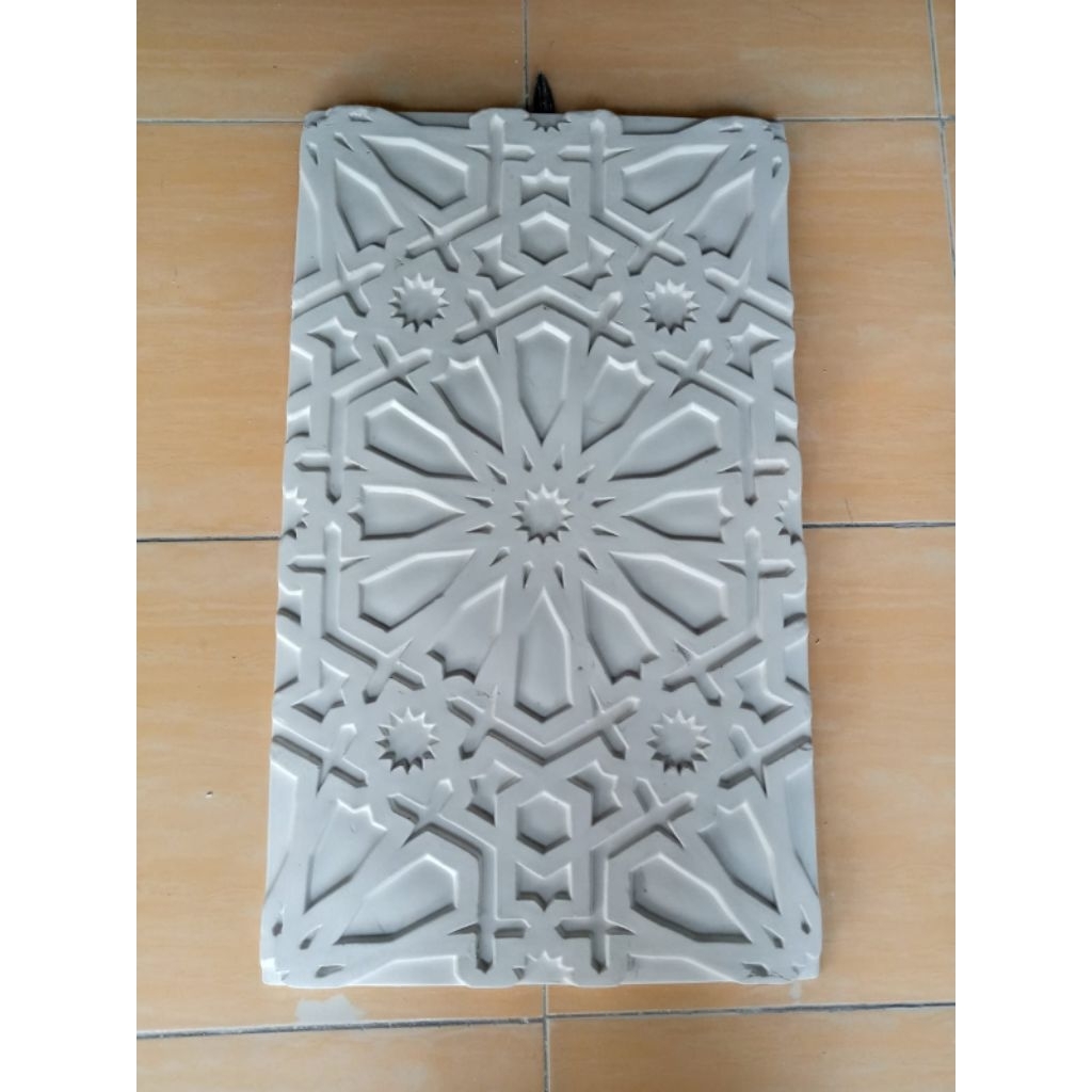 krawangan gypsum _ hiasan dinding motif krawangan gipsum