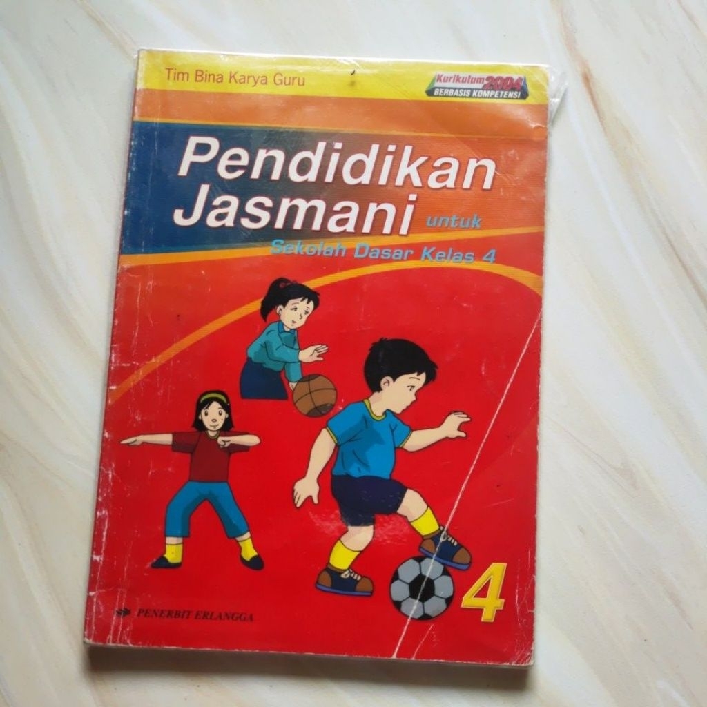 Buku Pendidikan Jasmani SD Kurikulum 2004 Erlangga Original | Preloved