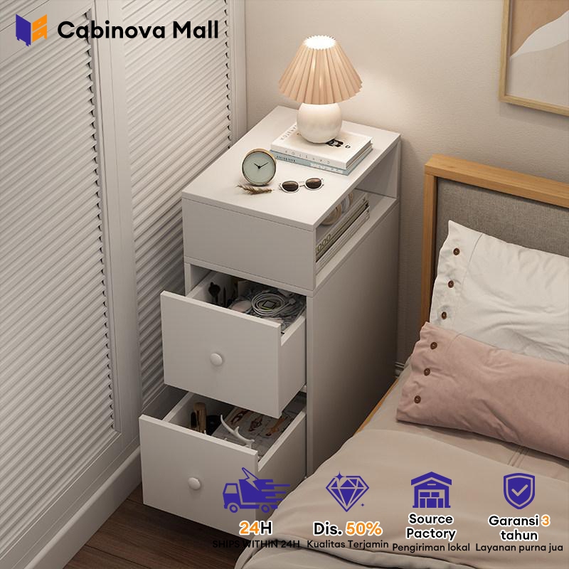 Meja Nakas Rak buku serbaguna Lemari Penyimpanan Multifungsi Lemari Kayu Meja Sudut Meja Kamar Untuk