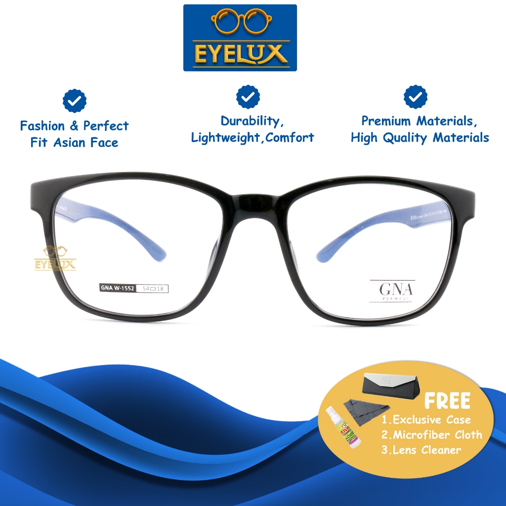 GNA Eyewear / GNA W-1552 / 54-18 / Frame Kacamata GNA Eyewear ORIGINAL
