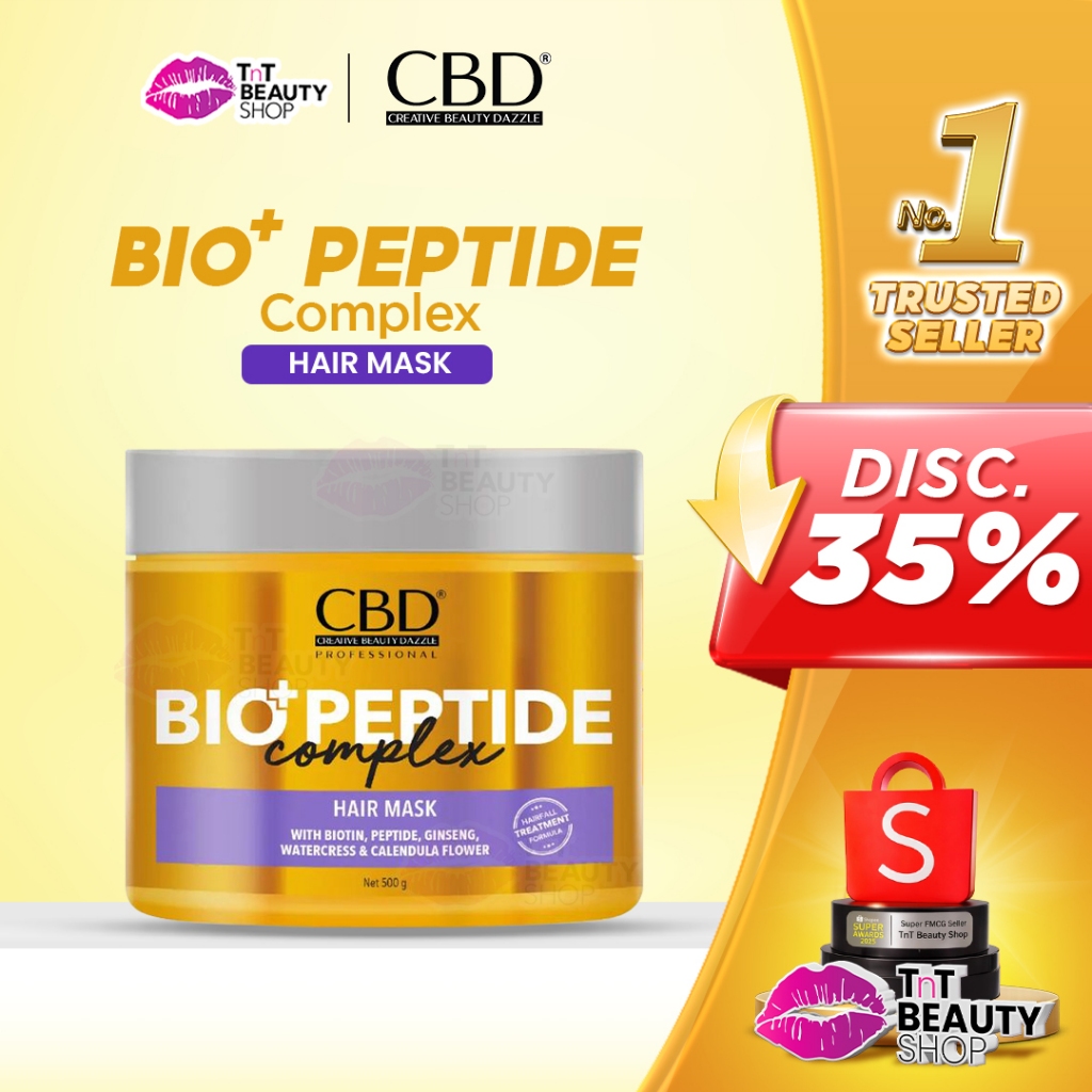 CBD Bio+Peptide Complex Hair Mask 500ml | TnT Beauty Shop