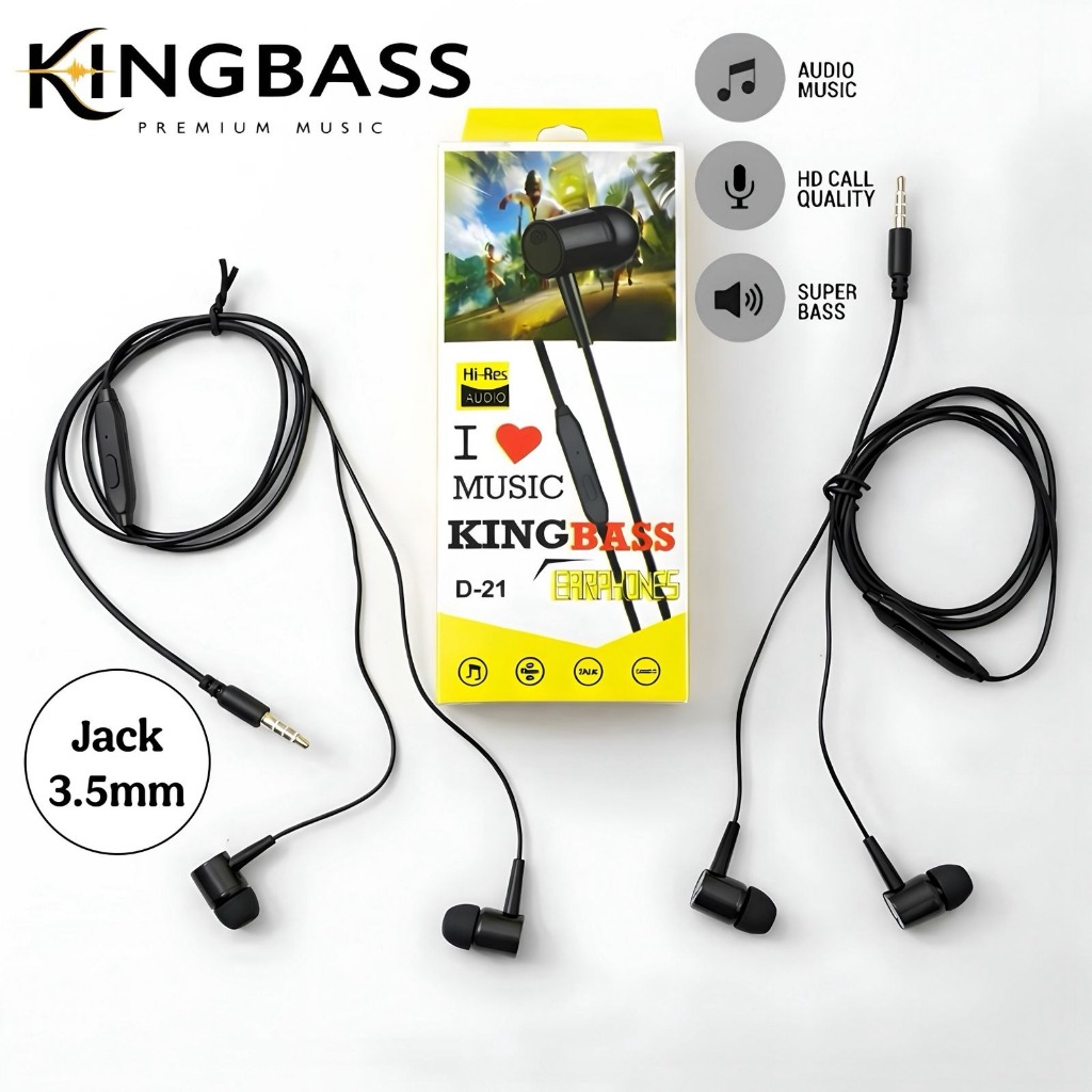 HANDSFREE FOR J D21 VERSION BASS EARPHONE MONARCHACC