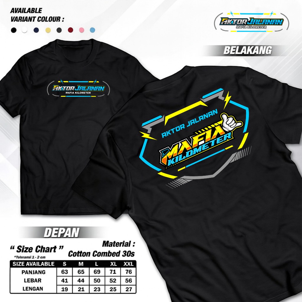 KAOS AKTOR JALANAN x MAFIA KILOMETER ~ free stiker kaos driver