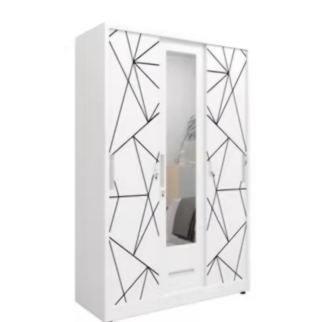 lemari besi 3 pintu sleding