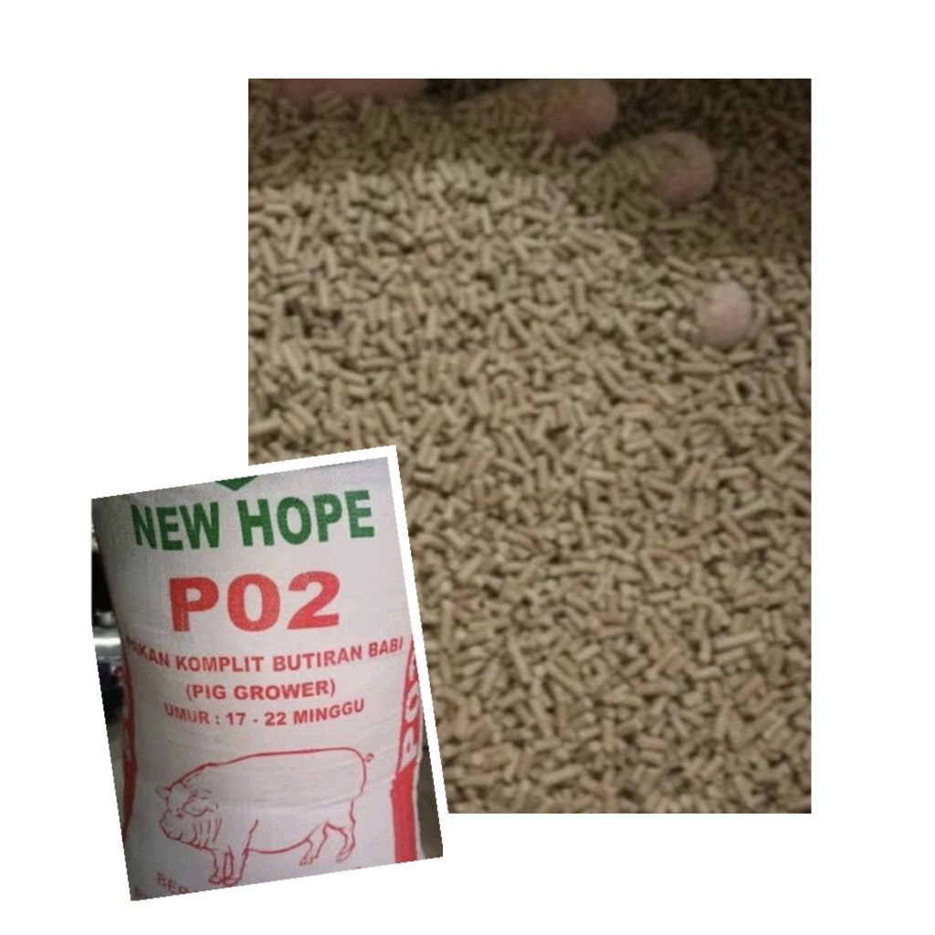 New hope pellet pakan babi