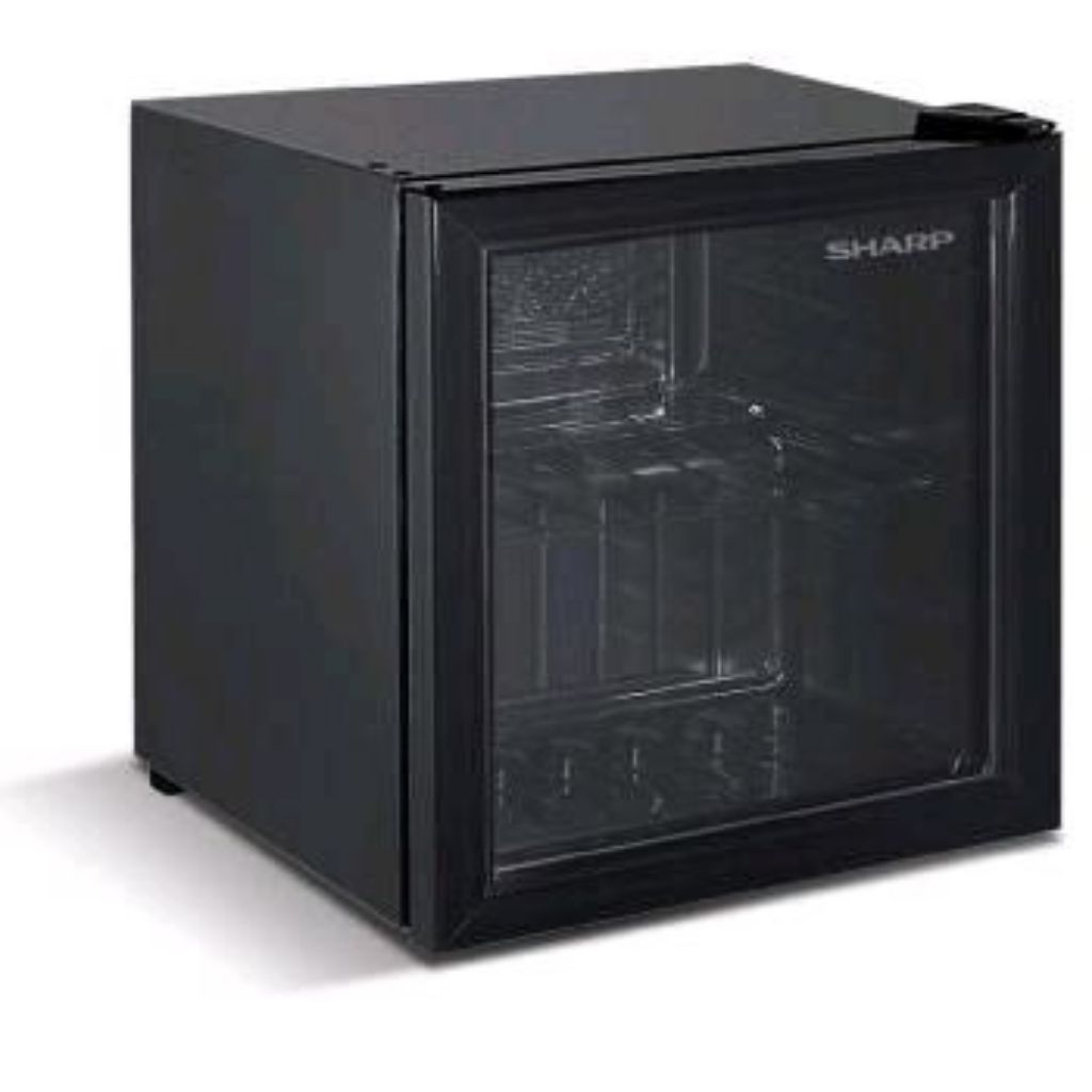 Sharp showcase mini bar