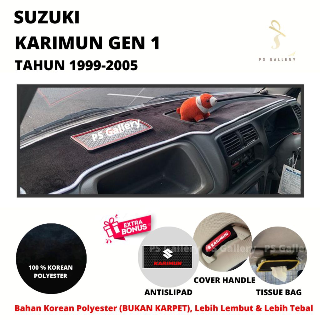 Alas Dasbor Mobil KARIMUN KOTAK Aksesoris Cover Dashboard Premium