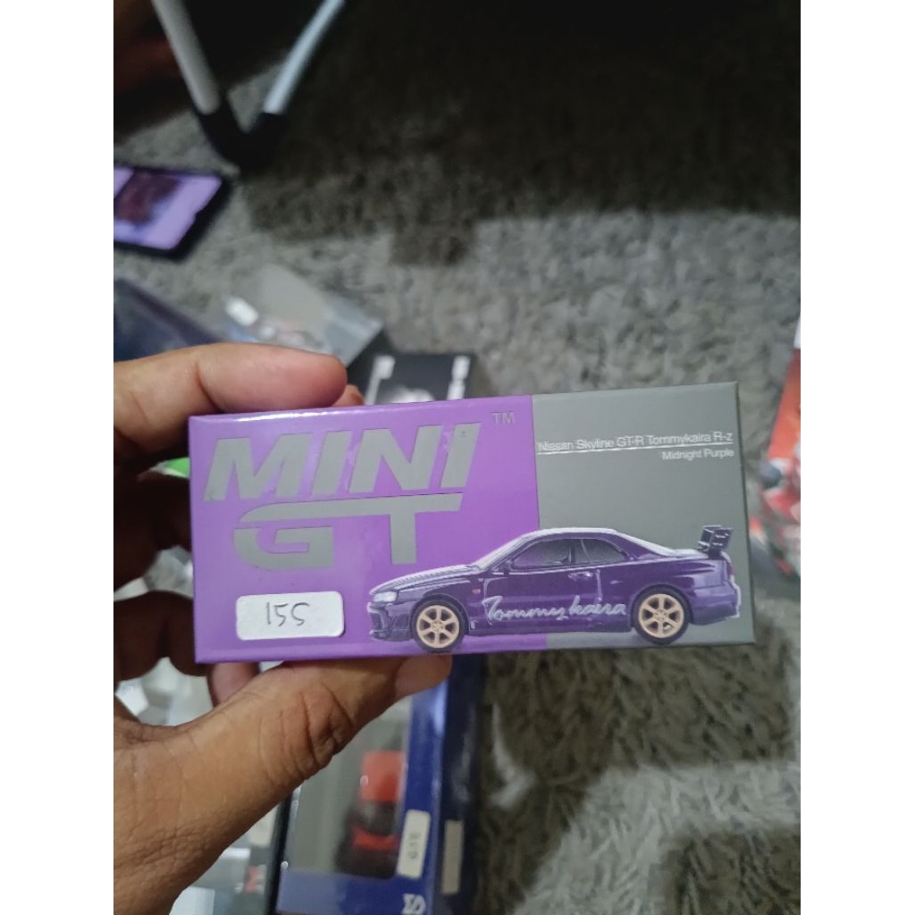 MINI GT NISSAN SKYLINE GT-R TOMMYKAIRA R-Z MIDNIGHT PURPLE