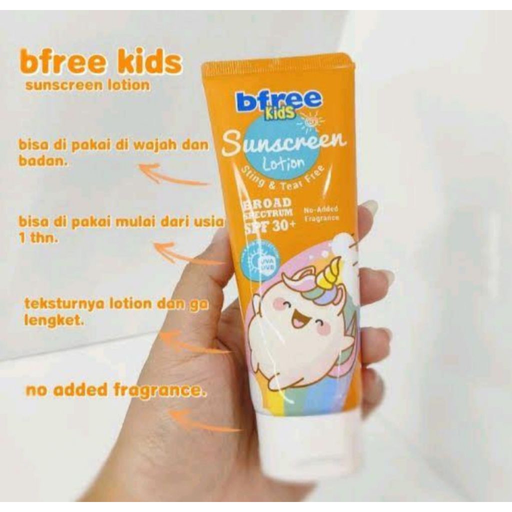 bfree kids sunscreen