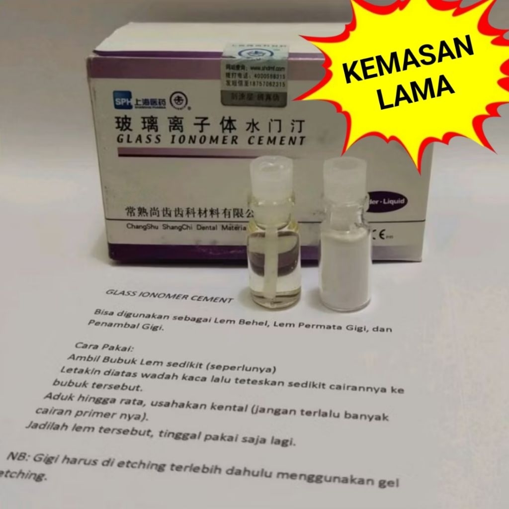 PAKET PERMATA GIGI / PAKET DIAMOND & LEM BUBUK MINI GIC