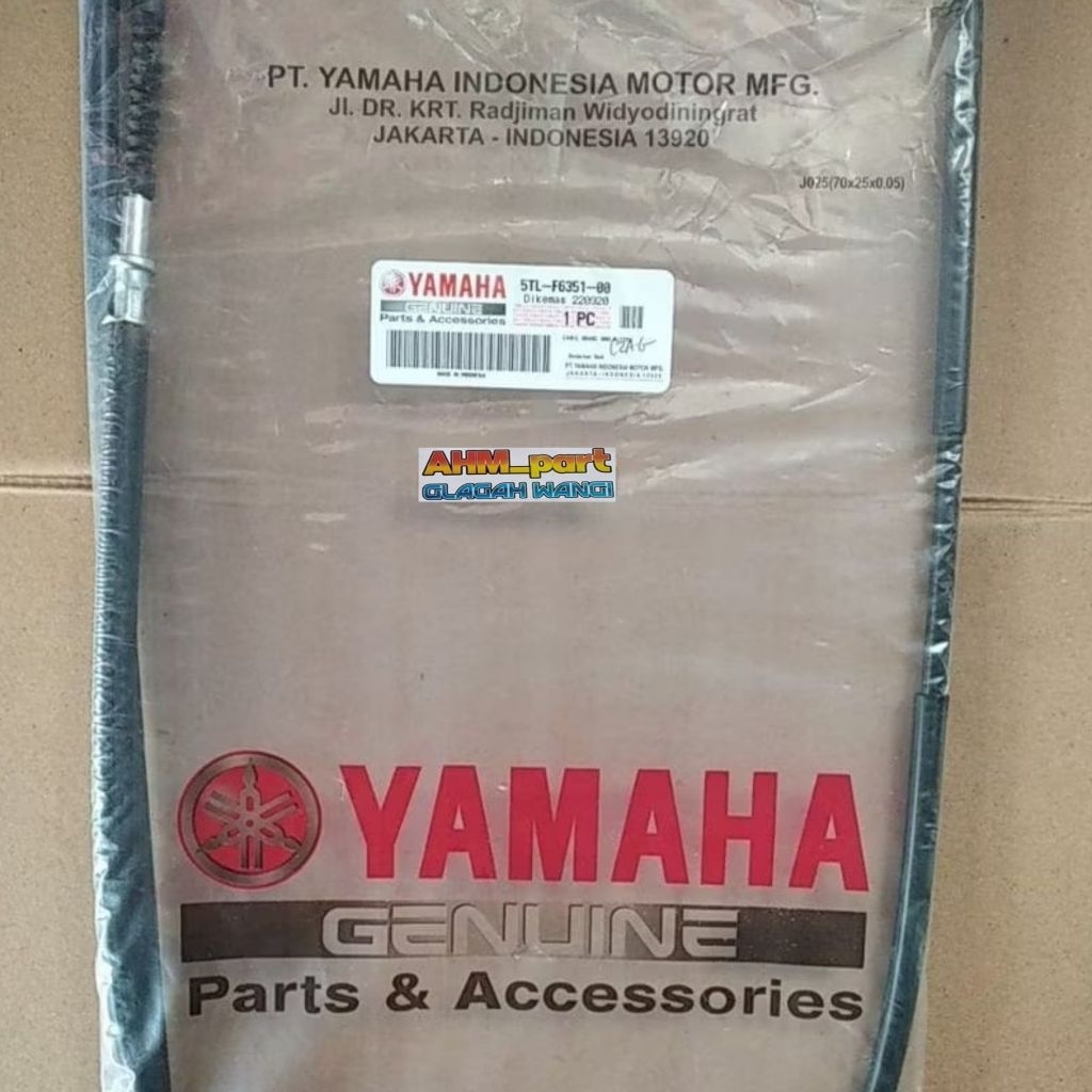 Kabel rem belakang mio soul karbu mio sporty 5TL-F6351- 00 ori YAMAHA