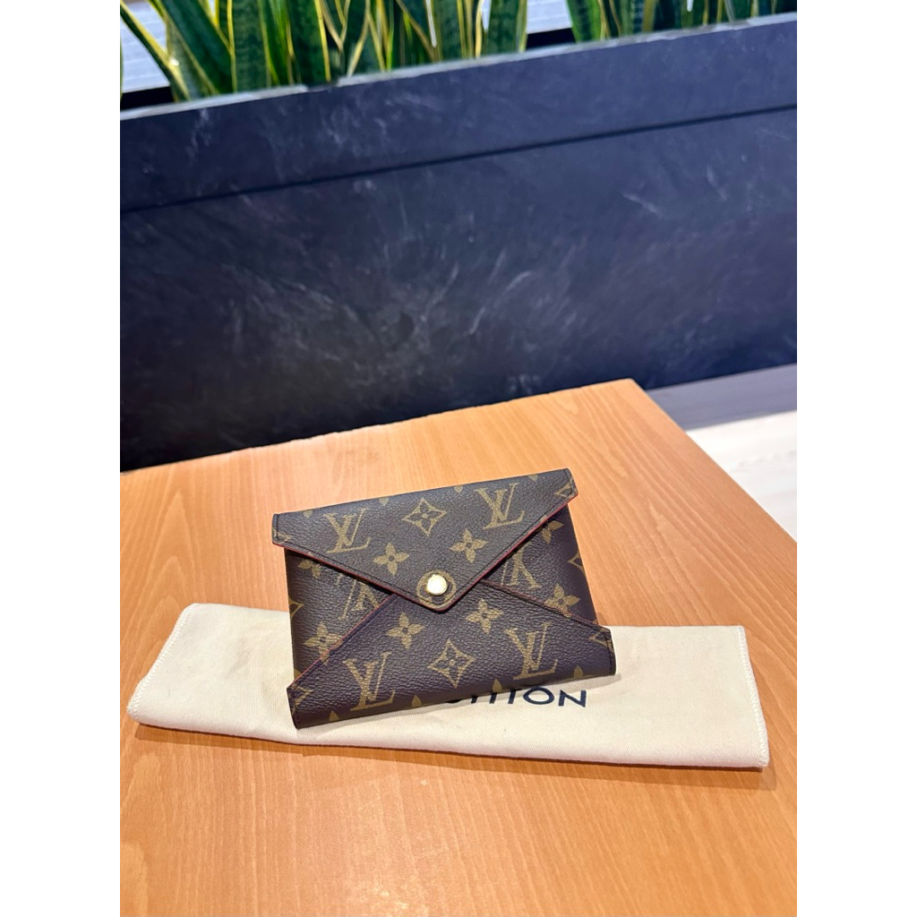 CHIP like new LV kirigami wallet pouch monogram authentic dompet tas louis vuitton original