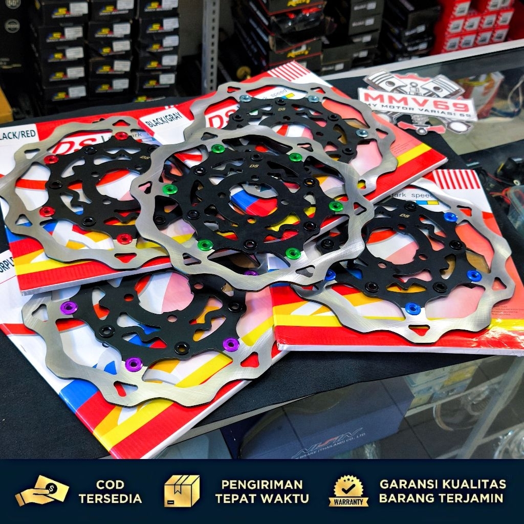 PIRINGAN DISC CAKRAM DEPANGALFER 300 MM THAILAND 4LUBANG ALLHONDA BEAT VARIO SCOOPY