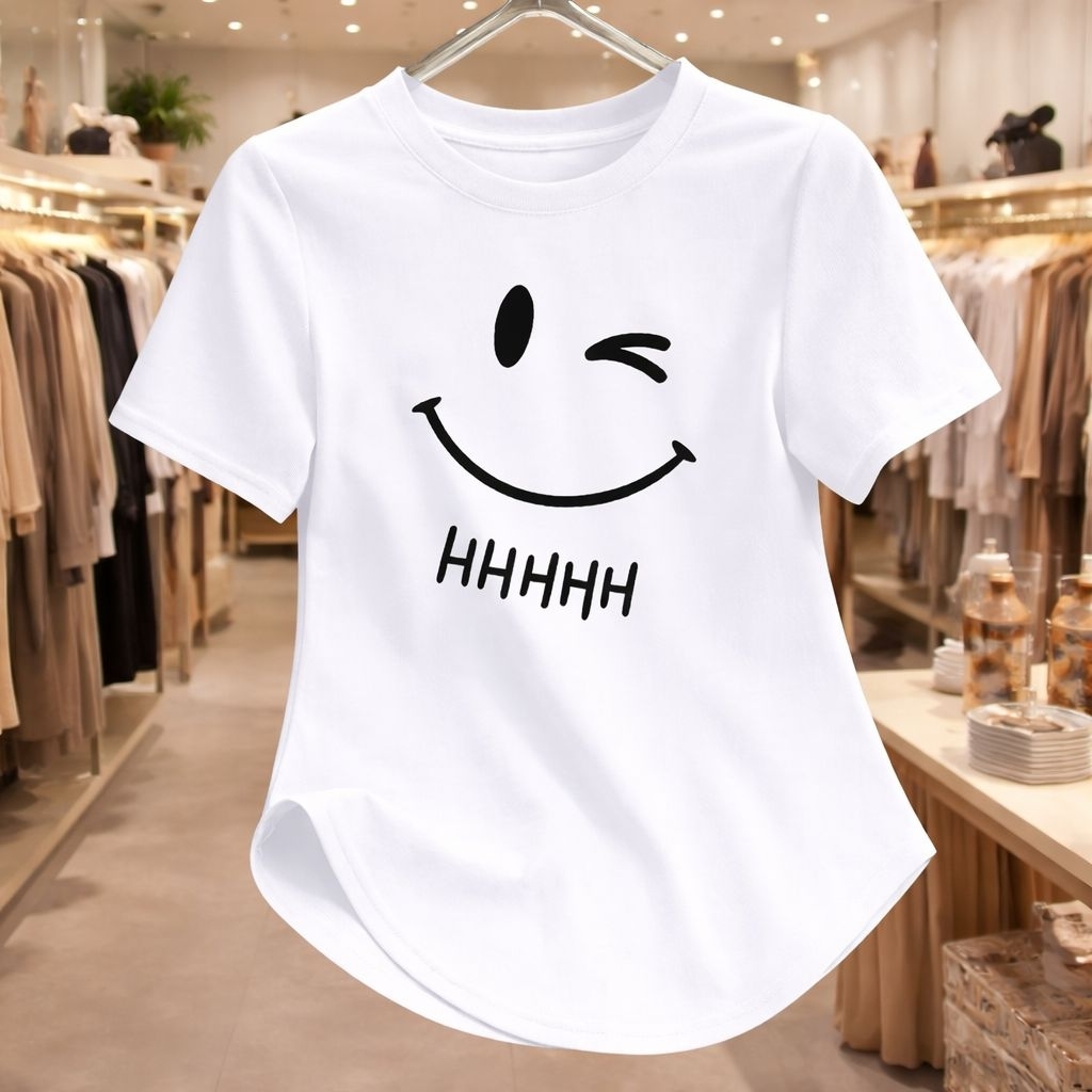 Koas oblong oval wanita/atasan wanita/kaos oblong oval lengan pendek wanita/atasan wanita kekinian/k